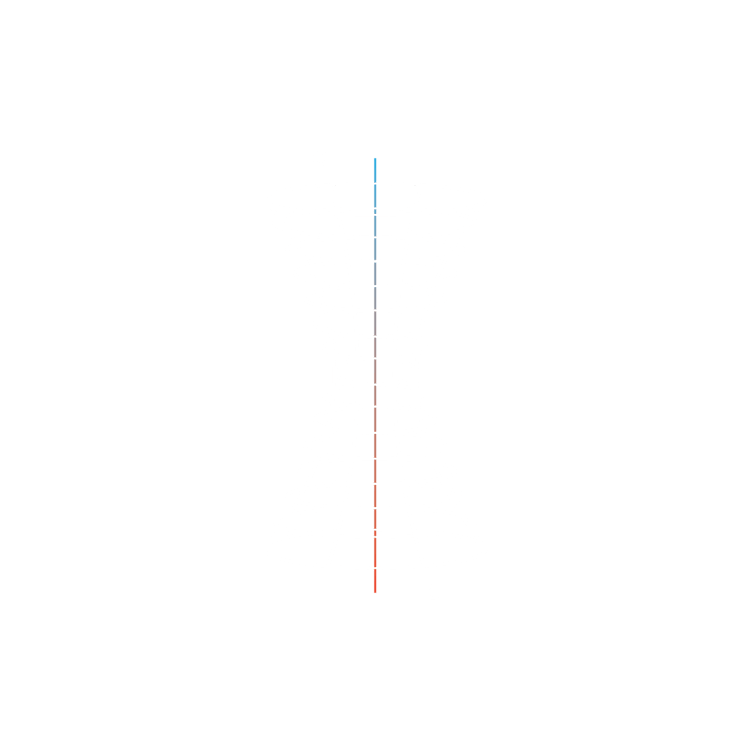 Illustration med cylindriskt rutnät med röd/blå linje som visar att tryckuppbyggnad minskar och uppmuntrar till hälsosam rörelse på svart bakgrund.